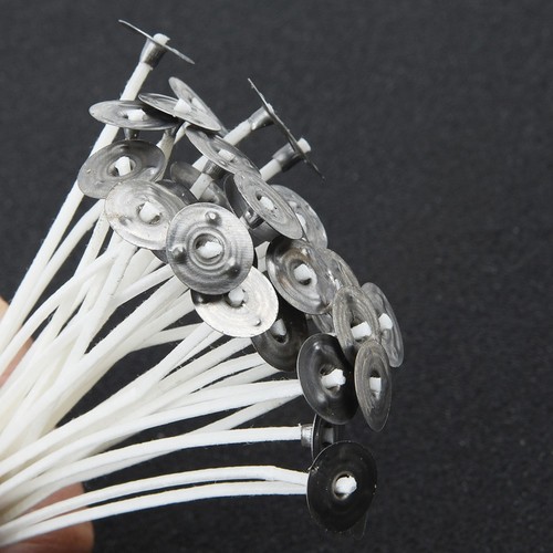 New Hot Candle Wicks 30 pcs 4 inch 4" 10cm Cores Cotton Home Pre Waxed - Picture 2 of 12