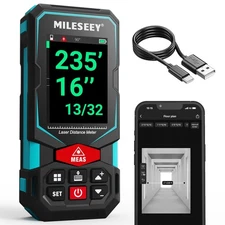 Laser Measurement Tool, MiLESEEY 330Ft Multifunctional Laser Measure with 2.4...