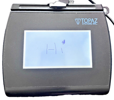 Topaz T-LBK755-BHSB-R SignatureGem LCD 4x3 Dual Serial/USB Backlit T5-C2