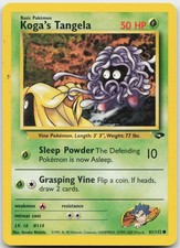Koga's Tangela 81/132 Common Gym Challenge Pokemon Unlimited Lightly Played