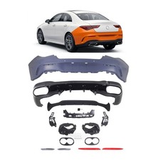 Heckstoßstange mit PDC und Diffusor passend für Mercedes CLA C118 2019