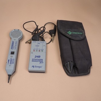 Greenlee Communications 200EP-G & Tempo 24B Tone Probe Station Master Kit