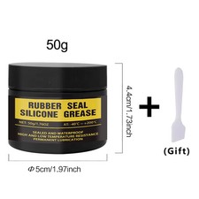 Waterproof Silicone Lubricant Grease for Car Rubber Seals and O-Rings, 50g/100g