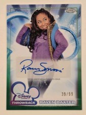 2026 Topps Chrome Disney #DCA-RS Thats So Raven Baxter Symone Auto Green 39/99!!