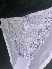 Delta Burke Underwear Panties Woman s SZ 10/3X Mesh NOS Nylon/spandex PLUS NEW