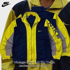Nike Vintage 90s Nike Big Logo Spellout Swoosh Track Jacket