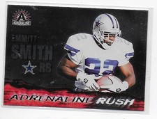 2002 Pacific Adrenaline Adrenaline Rush Emmitt Smith #6 HOF