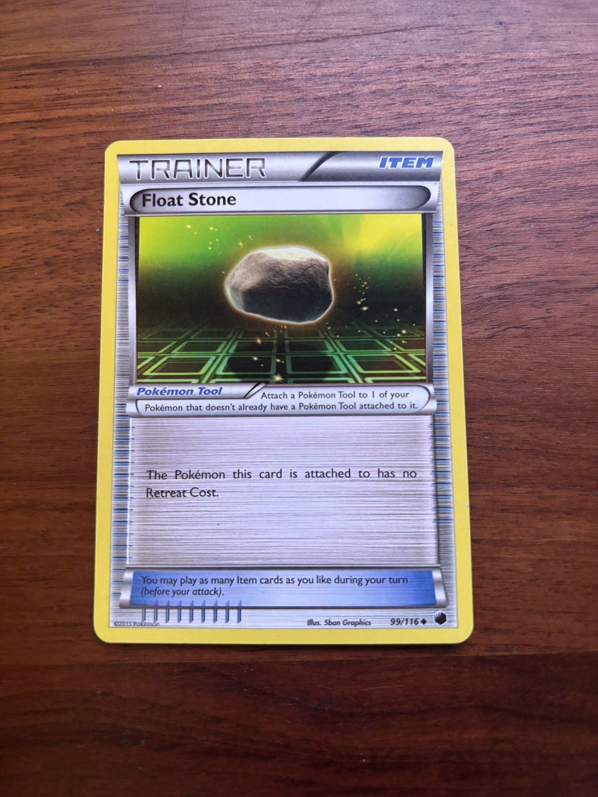 Pokemon Card Float Stone Plasma Freeze Uncommon 99/116 LP