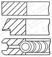 Goetze Engine Kolbenringsatz 08-501907-00 FüR Ford MERCEDES-BENZ Seat Vw