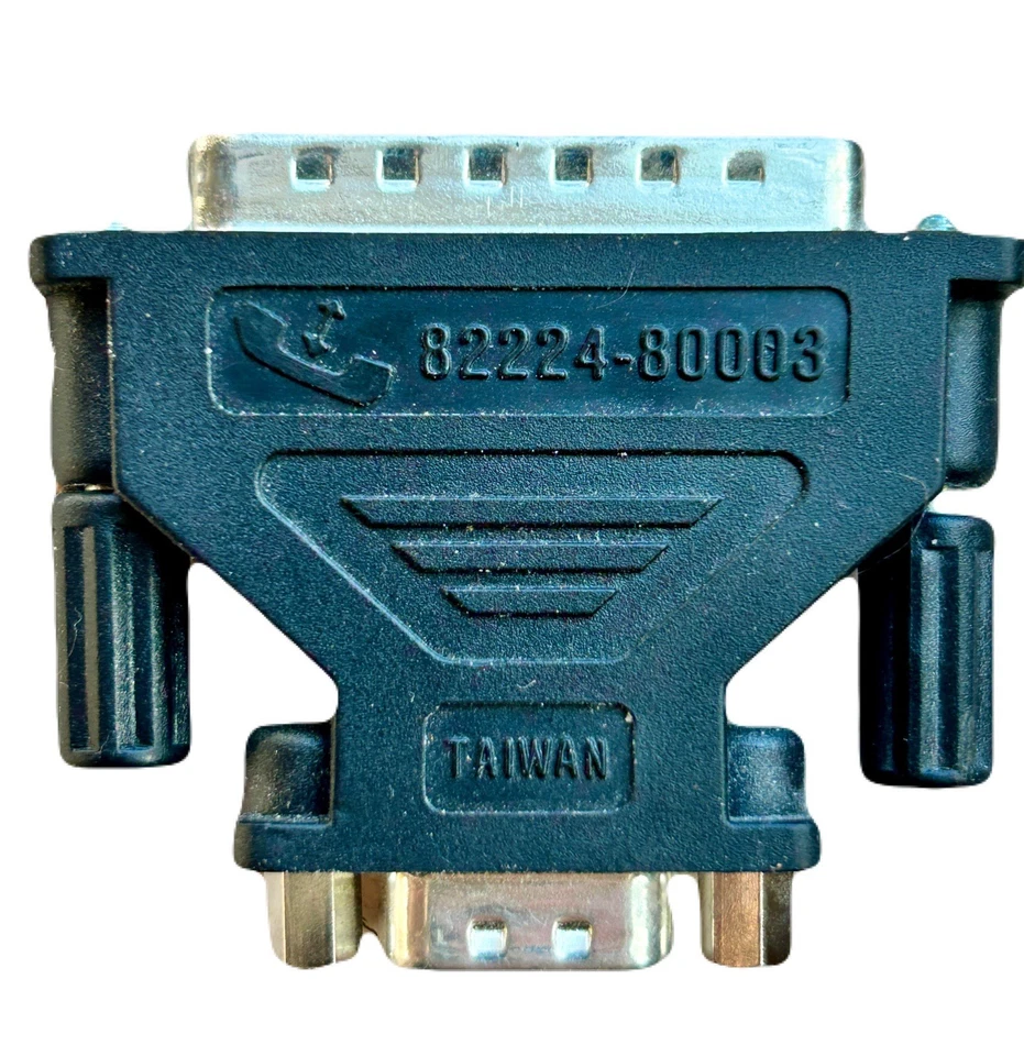 Vintage HP DB25 Serial Connector to RJ11-style, 1980s Modem/Terminal Adapter - Image 2 of 4