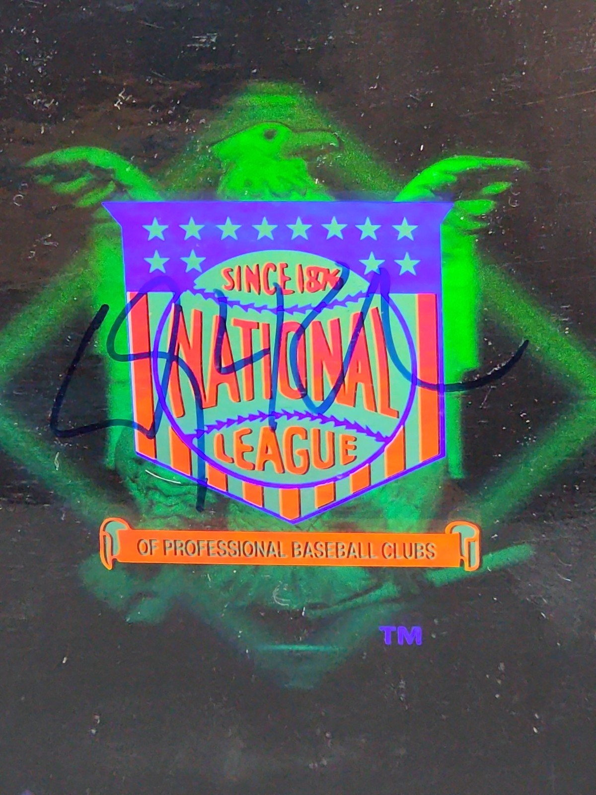 CLAYTON KERSHAW Signed Upper Deck Holographic Logo PSA/DNA Autograph AUTO PSA 8 view 2