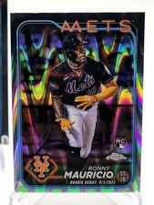 2024 Topps Chrome Upd- RayWave Refractor & Chrome & Base RC's Ronny Mauricio