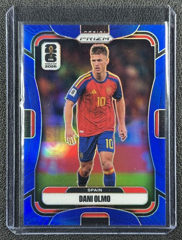 DANI OLMO 2026 PANINI PRIZM WORLD CUP #82 BLUE 36/40 SPAIN