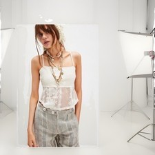 NWT Free People Intimately Place Me In Lace Cami Ivory Large