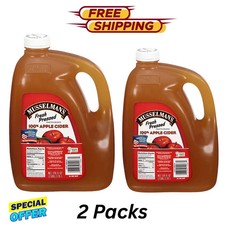 Musselmans 100 Apple Cider Fresh Pressed 128 Fl Oz Jug - 2 Pacls
