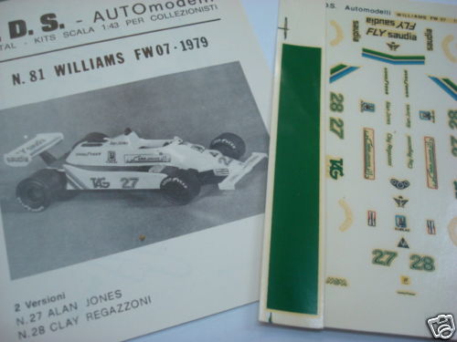 1/43 ウイリアムズ FW07 A.ジョーンズ ミニチャンプス F1 ウィリアムズ FW07 アラン ジョーンズ - メルカリ