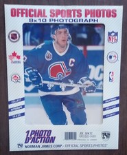 Norman James 8 x 10 Official Sports Photograph  JOE SAKIC - Quebec Nordiques