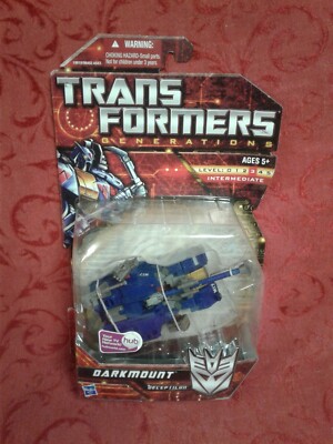 Sealed rare Transformer Generations Darkmount deluxe figure Decepticon gift deco