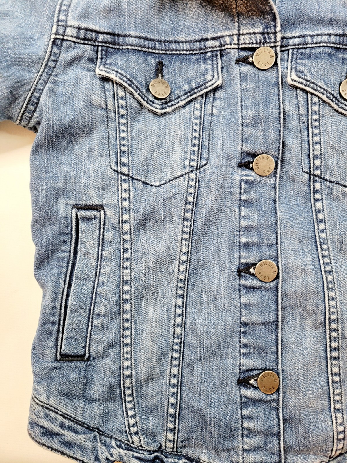 William Rast Button Down Denim W Jacket Size Smal… - image 19