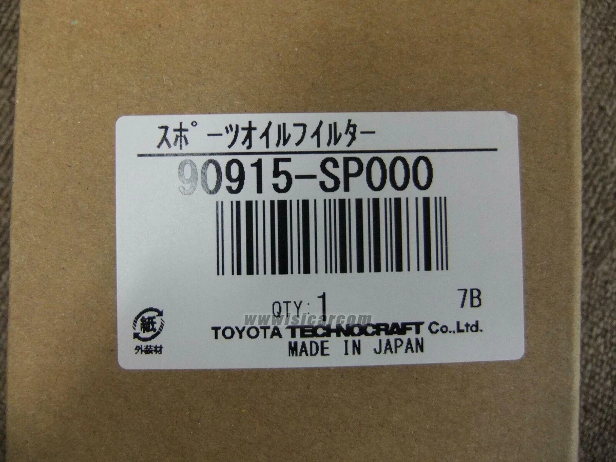 TOYOTA PORTE NNP10 TRD SPORTS OIL FILTER 90915-SP000 | eBay