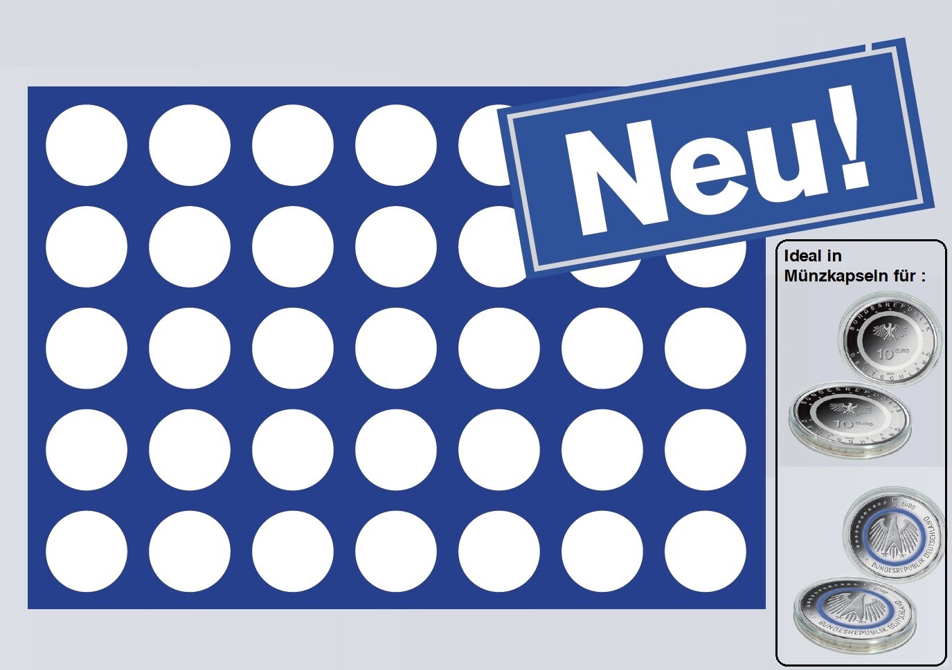 Look ALU Münzkoffer GIGANT 15 Tab Für 525x 5 - 10 - 20 Mark DDR Gedenkmünzen Wybuchowe zakupy, zapewnienie jakości
