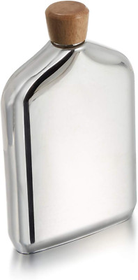 Vie Collection Flask | 8-Ounce Liquor Flask for Men | Leakproof Drinking Flask |