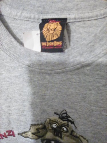 Vintage with Tag Disney the Lion King Hyena T Shirt Shenzi Ed Banzai Youth 14/16 - Picture 3 of 3