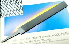 Glardon Vallorbe Flat Hand File - 6" Cut # 4 Fine Cut #1163 Swiss Made 33-1035