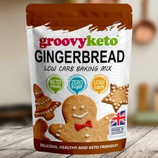 GROOVY KETO GINGERBREAD COOKIE MIX - LOW CARB - DIABETIC CAKE MIX - SUGAR FREE