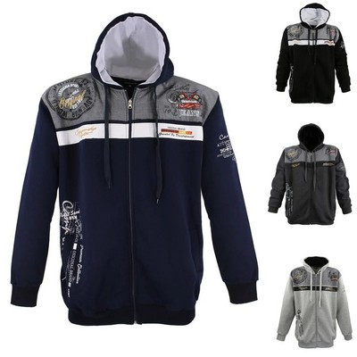 Übergrößen Lavecchia Herren Sweatshirtjacke Hoodie Kapuzenjacke 3XL-8XL