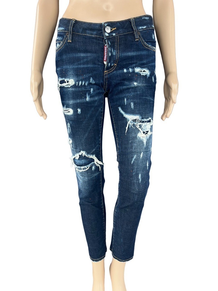 Dsquared2 Jennifer Cropped jeans RRP 790€ size IT38 -XXS | eBay Dsquared2 Jennifer Cropped jeans RRP 790€ size IT38 -XXS | eBay