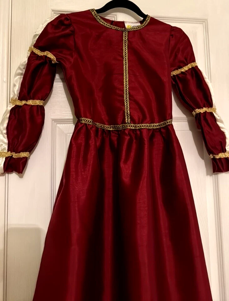 Girls Renaisance Fair Dress up Gown Dress sz M L - Image 2 of 4