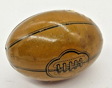Antique Vintage Tin Litho Football Candy Container Made in Germany