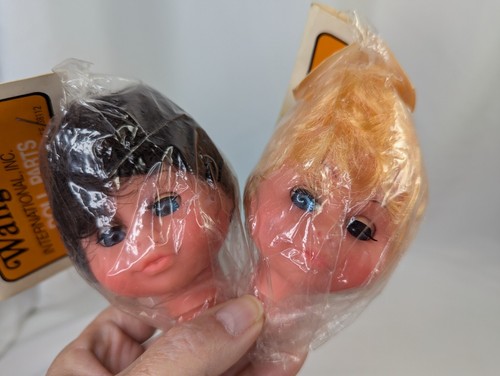 Wangs International Doll Making Head Part Blond Brown Blue Eyes