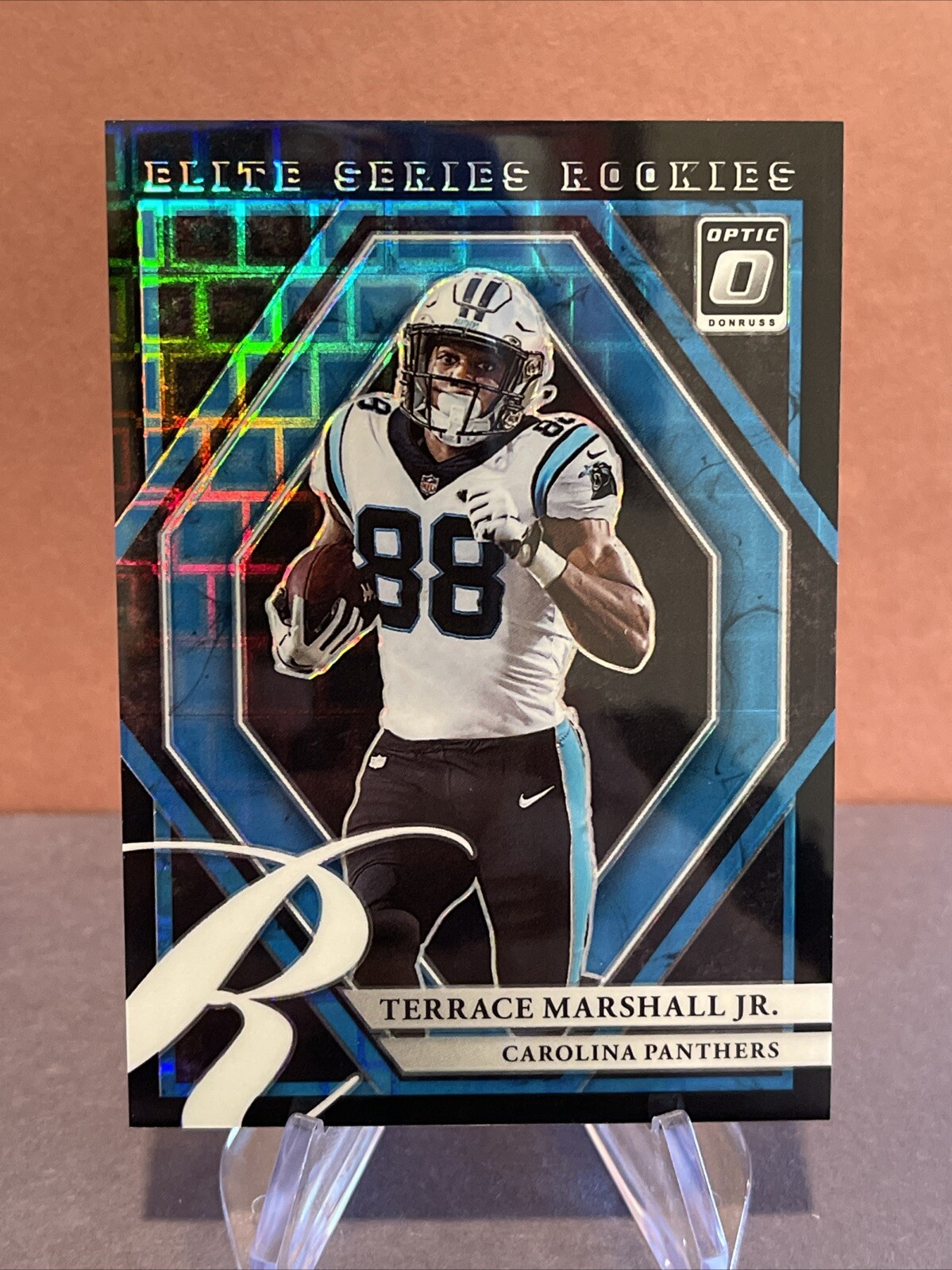 2021 Donruss Optic-Elite Series Rookies-Terrace Marshall Jr. Black Pandora 19/25