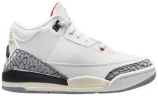Nike Air Jordan 3 Retro White Cement OG Reimagined PS Preschool NEW