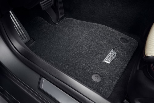 2020-2026 Cadillac CT5 Front & Rear Carpet Floor Mats 84880490 Black OEM GM - Picture 2 of 3