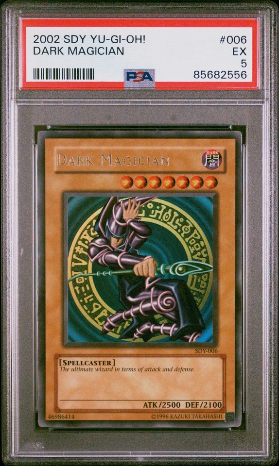 YUGIOH PSA 5 2002 Dark Magician SDY-006 Ultra Rare (STOCK PHOTO)