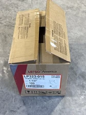 100 qty  Lesso America DWV Street Elbow PVC Slip x Hub x 1-1/2" LP323-015 New