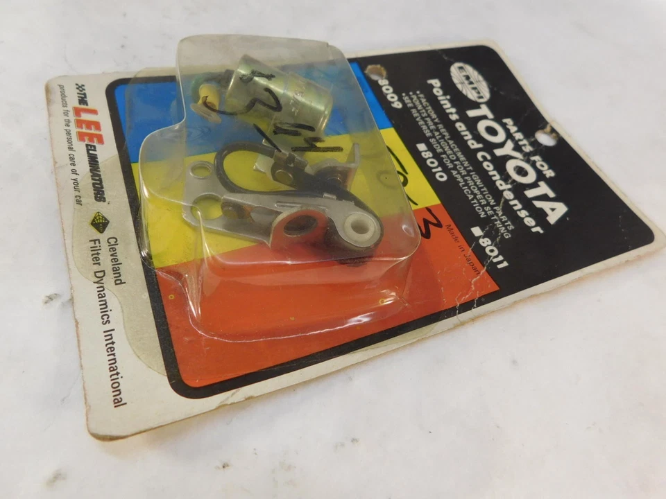 Kit de puntos y condensador Toyota Corona Hi-Lux Stout 3RC 8RC 1966-1971 Foto 3 de 4
