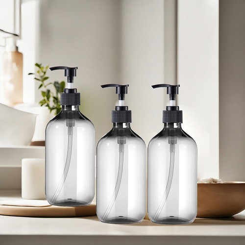 1/2 Unidad 500ml Dispensador de Jabón Champú Recargable Acondicionador Botellas Vacías - Imagen 15 de 27