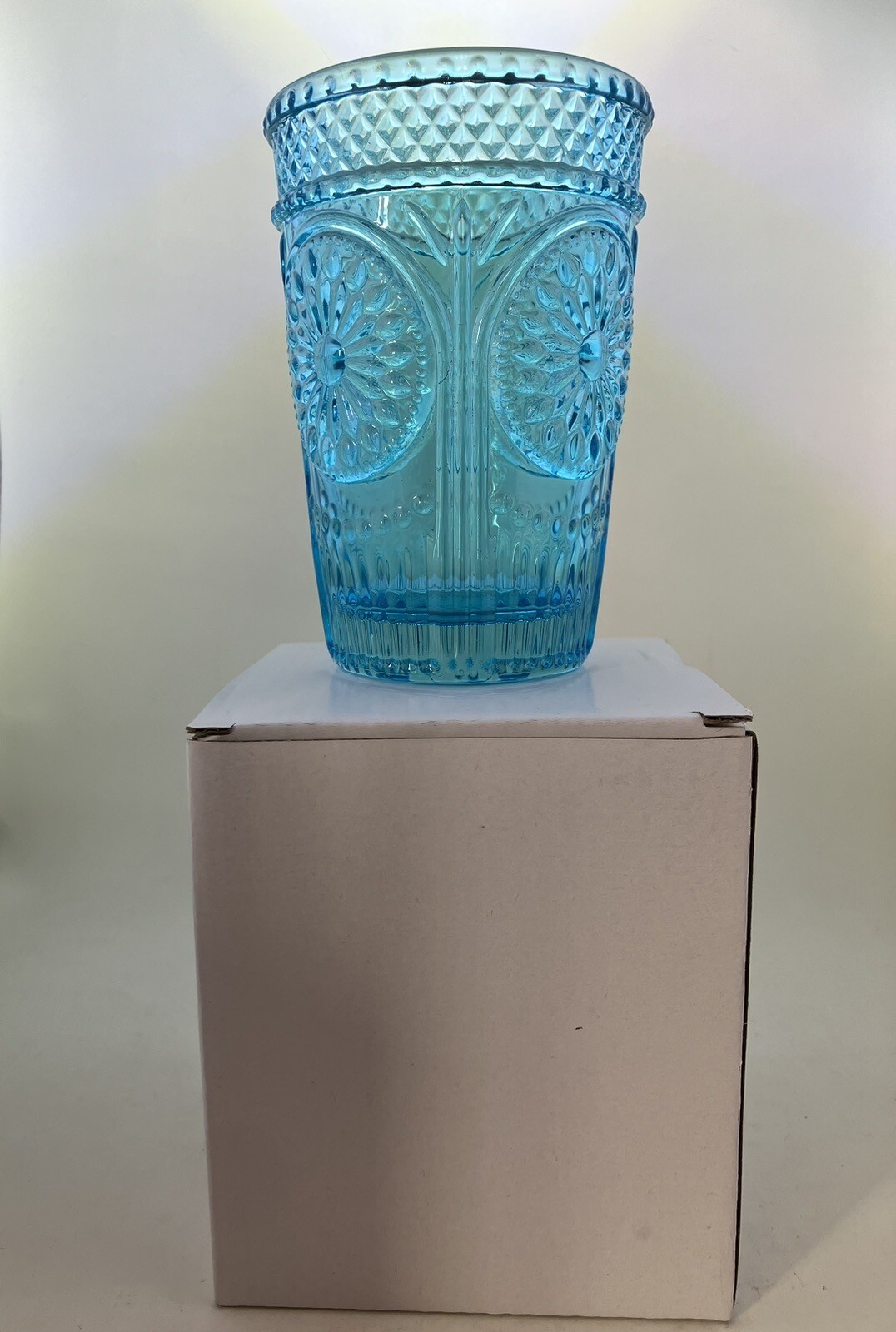 Votive Candle Holder, Juice Glass, Small Vase 4.25&rdquo; Tall Vintage Design