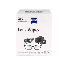 ZEISS Lens Wipes, 200 Count Cleaning Wipes, Pre-Moistened Wipes Pack of 1 