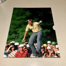 JACK NICKLAUS signed autographed 11X14 GOLDEN BEAR GOLF MASTERS BECKETT BAS LOA