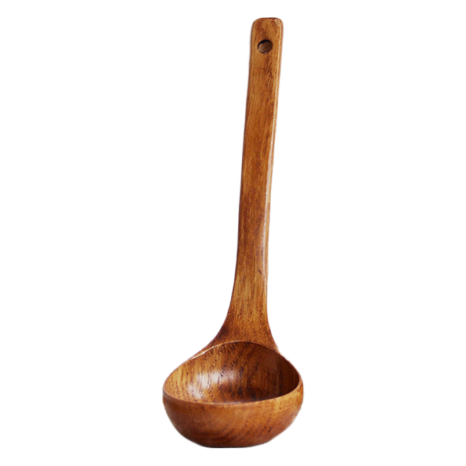 Wooden Cooking Long Straight Handle Soup Spoon Non Stick Unique Kitchen Utensils