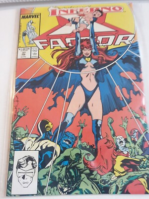 X-FACTOR ISSUE #37 1988 MARVEL COMIC 1st Series (Original Xmen Reunited) Vfn/Nm