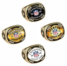 FANTASY FOOTBALL CHAMPIONSHIP RING  FFL CUSTOMIZED FREE LETTERING HIGH QUALITY#