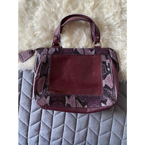 COLE HAAN 'Gracie' Purple Satchel purse - Picture 2 of 6