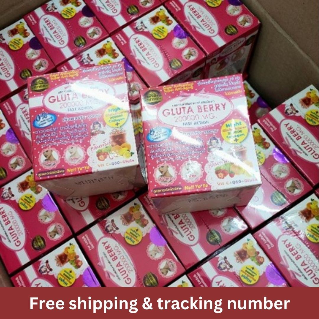 nano glutathione capsule 3x Gluta 9000000 Mixed Berry Extract Anti-Aging Whitening Skin bpc 157 oral or calming skin pads Pack Size:5 Oral Shots