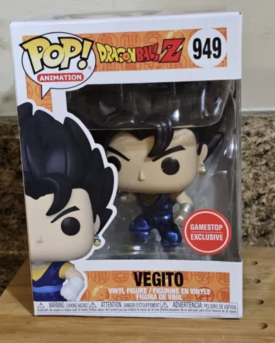 Funko Pop DragonBall Z Vegito Metallic #949 exclusivo de Gamestop
